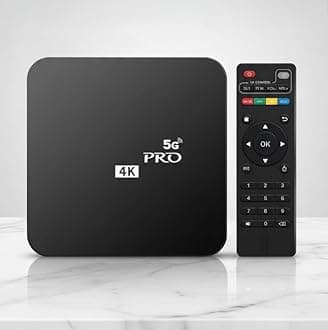 MXQ Pro 5G 4K Android TV 10 Box 16GB Android Smart Box H.265 HD 3D Dual Band 2.4G/5G WiFi Quad Core Home Media Player