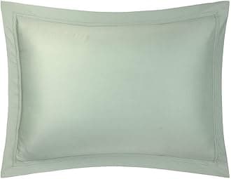 Yves Delorme Triomphe Verones Standard 20 x 30 in Sham - Extra Soft and Warm Luxury Sheets, 100% Natural Organic French Bed Linens - Breathable and Durable