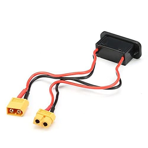 New High Current LiPo Battery Switch With Optional T Plug/XT60/EC3 Plug By KTOY