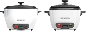 BLACK+DECKER 28 Cup Rice Cooker & 16 Cup Rice Cooker Bundle with Steaming Baskets