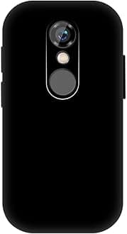 TPU Phone Case Compatible with Unihertz Jelly 2, Slim Shockproof Soft Cover with Anti-Scratch Design and Precise Cutouts for Full Protection (Black)