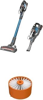 Powerseries Extreme Cordless Stick Vacuum Cleaner, Blue with Replacement Filter (BSV2020G & BSVF1)
