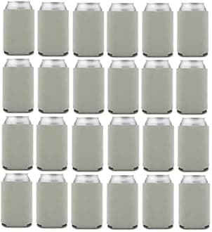 Can Cooler Sleeves Blank Poly Foam (48, Frost)