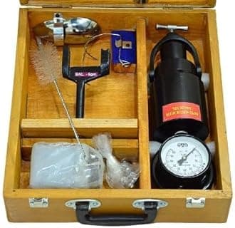 Compact Rapid Moisture Meter Kit with Wooden Case for Easy Storage and Transport - Quick Soil Water Content Measurement (Rapid Moisture Meter) By TENABLE NAUTICAL MART