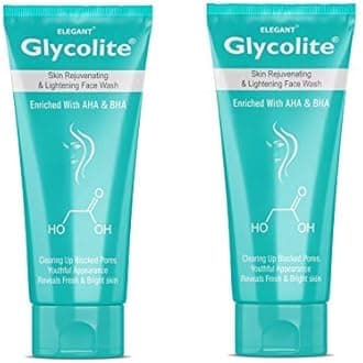 Skin Rejuvenating & Lightening Face Wash 60ml | Glycolic Acid Face Wash | Improves Skin Texture, Tone, and Appearance | Reveals Face & Bright Skin | Suitable For All Skin - Pack Of 2