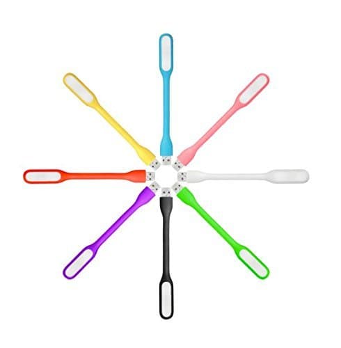 DEW LIGHTS USBled2 180 Degree Adjustable Mini USB LED Light, Multi-Colored