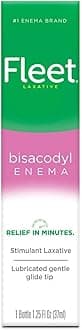 Fleet Laxative Bisacodyl Enema, 1.25 fl oz (Pack of 5)