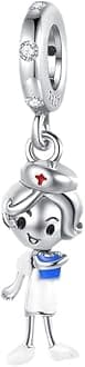 Aiftiko Family Charm 925 Sterling Silver Pendant,Jewelry Beads Gifts for Women Bracelet&Necklace