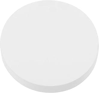 Ceramic Clay Plasterboard Ceramic Clay Hand Sculpture White Pottery Wheel Bats Round Plaster Discs for Crafts DIY Clay Sculpting Plate White