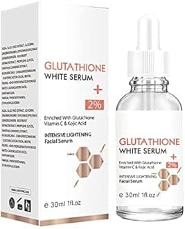 LINEDSON Glutathione Face Serum Hydrating Moisturizing Brightening Skin Reduces Fine Lines & Wrinkles, Heals, and Repairs Skin for Day and Night Use
