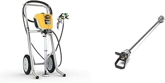 WAGNER Airless paint spray system Control Pro 350 M for wall paints & Control Pro HEA Handle Extension for high Walls, Ceilings and Floors, accessory for paint spraying systems ControlPro, 30 cm