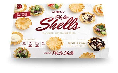 Athens Foods Mini Fillo Dough Shells 15 Per Box (6 Boxes)