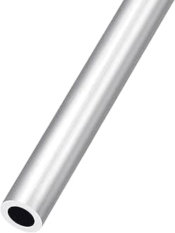 METALLIXITY 6063 Aluminum Tube (12mm OD x 8mm ID x 300mm L), Aluminum Round Tubing - for Home Furnishing, Machinery, DIY Handicraft