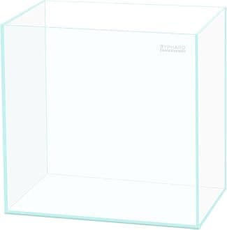 LYPHARD AQUARIUMS Tall Rimless Aquarium 9.5 Gallon, Ultra Clear Low Iron Small Fish Tank for Betta, L11.8×W11.8×H15.8 Glass Thickness 5mm with EVA Foam Leveling Mat