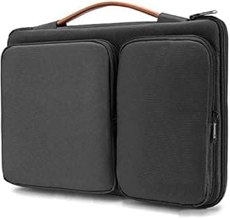 MOCA 360 Protective Laptop Sleeve 13 Inch for MacBook Air 13 M1 2020 MacBook Pro 13 2016-2020 Surface Pro X 7 6 5 Water Resistant Slim Shockproof Laptop Cover Case (13 Inch, Black)