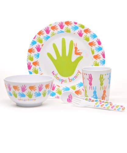 Melamine Dinnerware Set, Hand, Multi Color