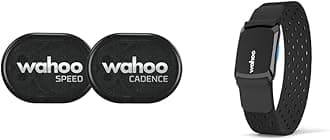 Wahoo TICKR FIT Heart Rate Monitor Armband & Wahoo RPM Speed and Cadence Sensor for iPhone, Android and Bike Computers