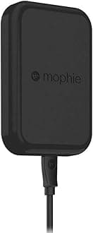 Wireless Charging Car Vent Mount for mophie cases with Charge Force wireless power – Black