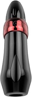 FK Irons Spektra Xion - Tattoo Machine with Interchangeable Stroke (3.2/3.7 mm) - Red (Ruby) - 6 W MotorBolt - 153 g - Compatible with Most Power Supplies
