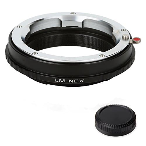 CAM-ULATA Camera Macro Mount Adapter Converter Ring with Lens Rear Cap for Leica M to Sony NEX E Mount Alpha Camera NEX3 NEX5 NEX-5N 5R 5T NEX7 A7 A7R A6300 A6000 A5100