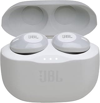 JBL Tune 120 True Wireless In-Ear Bluetooth Headphones, White