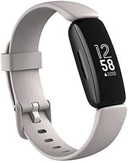 Inspire 2 Health & Fitness Tracker with a Free 1-Year Premium Trial, 24/7 Heart Rate, Lunar White, One Size (S & L Bands Included)