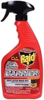 Raid Ant & Roach Barrier Spray, Keep Listed Bugs Out, For Indoor & Outdoor Use, Leaves No Odor, 22 oz