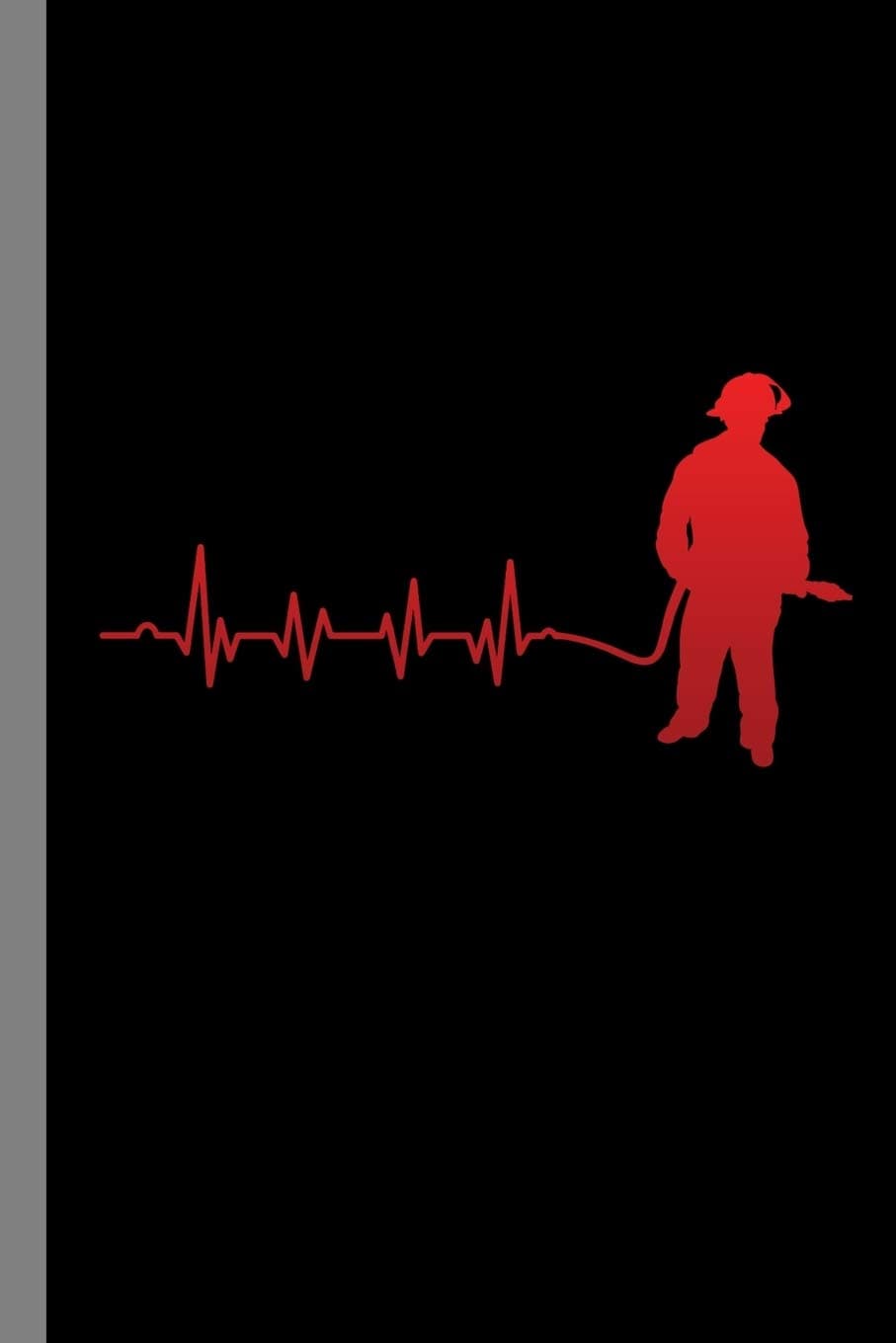 Firefighter: Flames Gift For Fireman (6"x9") Lined Notebook To Write In