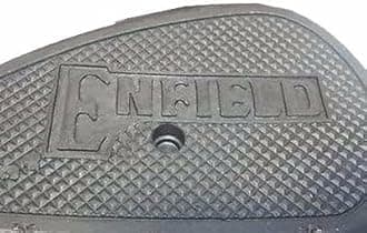 Enfield County Pair Royal Enfield Black Fuel Tank Rubber Knee Pads