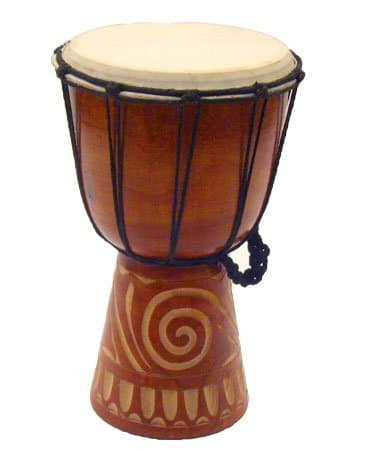 Rustic Djembe Tribal Drum - 12"