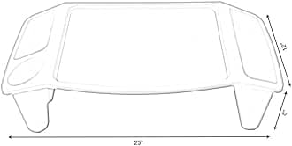 Basicwise Kids Lap Desk Tray, Portable Activity Table, Green, Set of 12 (QI003253G.12)