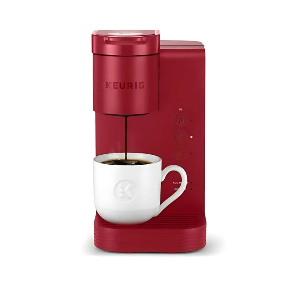 K-Express Essentials Single Serve K-Cup Pod Coffee Maker, Red, Regular
