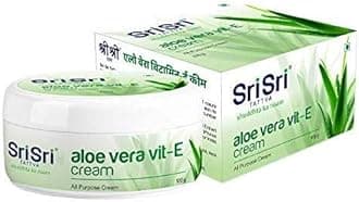 Sri Sri TATTVA shuddhta ka naam Moisturizer for Nourishes and Detoxifies Skin (Combination Skin) - Aloe Vera Vit E Cream, 100g (Pack of 2).