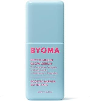 BYOMAPhyto-Mucin Glow Serum - Mucin Face Serum for Glass Skin - Plumps, Primes + Hydrates - Flawless Primer and Makeup Base - Strengthens Skin Barrier - 1.35 fl.oz