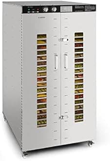 Klarstein Master Jerky 16 Food Dehydrator - Dehydrator, Food Dehydrator, Dehydrator Food Dryer, 5850 W, Variable Temp 40-90°C, 15h Timer, DigiSet Control, Stainless Steel Housing, Silver, 24 Bays