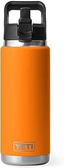 YETIRambler 26 Oz Straw Bottle King Crab Orange