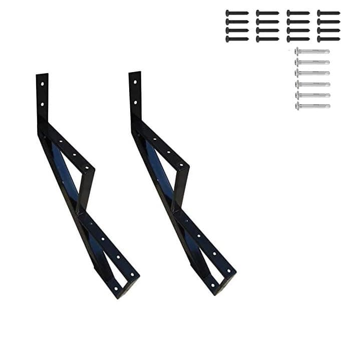 MTB Supply Steel Stair Step Riser - 2 Step for Deck Height 20 Inches (2 Pack) Stair Stringer Step Stringer