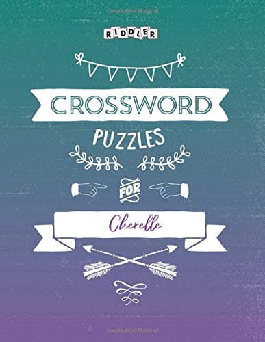 Crossword Puzzles for Cherelle