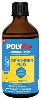 Debonder Plus - Unstick Items, Remove Glue and Glue Stains from Clothes,Wooden Substances, Leather Surfaces, Metals - Non-Whitening,100ml White
