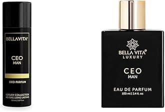 Bella Vita Luxury Ideal Man Combo for Him, Pack of 2 Premium Long Lasting Liquid Fragrance Scent - CEO Man EDP 100 Ml & CEO Man Body Parfum Deodorant 150 Ml