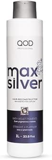 QoD Max Silver Brazilian Keratin Smoothing Treatment - Keratin Smoothing Conditioner - 1L