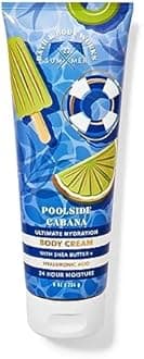 Bath & Body Works Poolside Cabna Ultimate Hydration Body Cream Gift Set For Women, 8 Fl Oz (Poolside Cabna)