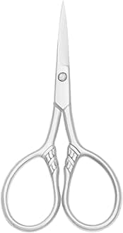 Motanar Beard Mustache Scissors Stainless Steel Mustache Trimming Shear Men Beard Scissors for Facial Body