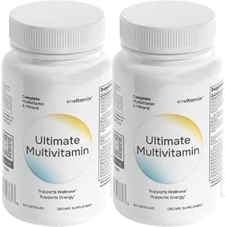 envitamin Ultimate Multivitamin Multimineral and Superfood with 42 Fruit and Vegetable Blend, 60 Count (Ultimate 2 Pack)