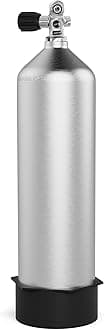 4500Psi 300Bar Scuba Diving Tank,80CF Aluminum Diving Cylinder,11.1L Diving Bottle with Valve