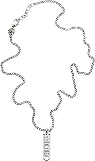 DieselAll-Gender Stainless Steel Dog Tag Pendant Necklace