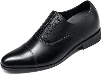 CHAMARIPAElevator Shoes for Men - 7CM Height Increasing Derby Shoe Shoes