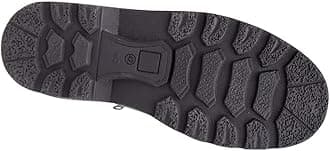 Mens Wide Open Leather Ankle Boots Mens Leather Boots With Thermal Lining And Twin Zip Fastening Black