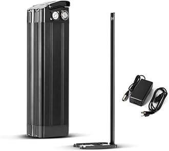 YS YOSE POWER Electric Bike Battery 36V17.4AH Silver Fish ebike Lithium-ion Batteries with Charger USB Port Electric Bicycle Battery Pedelec fit 36V250W 350W 500W 700W 900W Motor 390mm Height