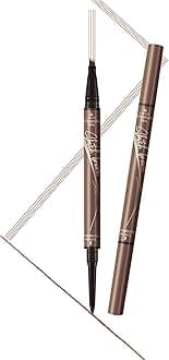 Music Flower Dual-ended Eyebrow Pencil - Ultra-fine Pencil and Four-tip Liquid Brow Pen for Quick and Precise Brow Definition